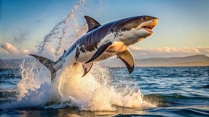 Obraz premium dolphin jumping out of water