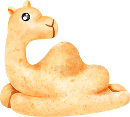 watercolor animal camel
