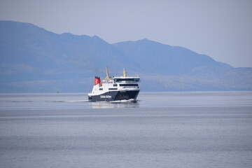 The new Arran ferry, Scotland