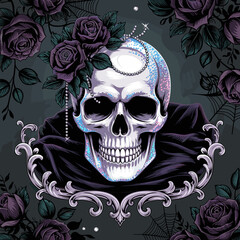 skull, skeleton, halloween, gothic floral pattern, gothic butterfly pattern, death pattern, gothic butterfly, medieval patterns, baroque pattern, gothic damask, skull background, gothic skull, damask,