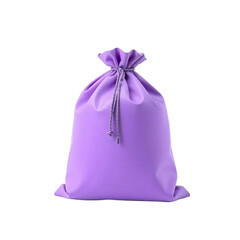 Purple Fabric Drawstring Gift Bag