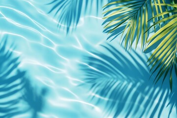 Tropical pool shadows