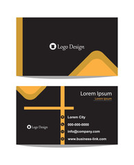 Business Card Template Creative Agency Style