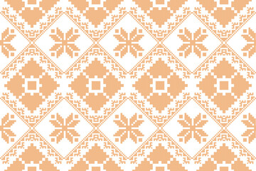 Pixel art background seamless pattern 