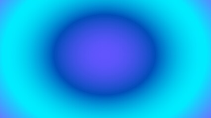 Abstract concentric circles in shades of blue and cyan