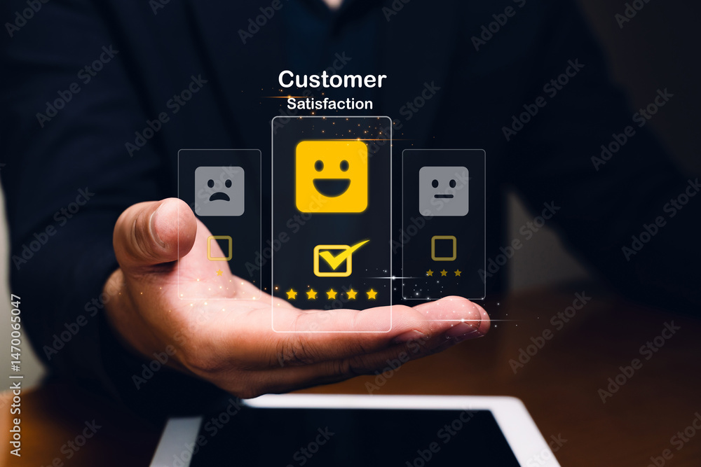Poster enhancing customer satisfaction through innovative feedback solutions in business a comprehensive gu