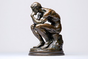 Classic Sculpture of The Thinker by Rodin