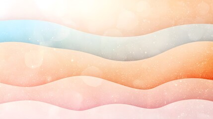 Abstract Pastel Wave Background