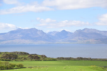 View of Arran from Bute, Scotland