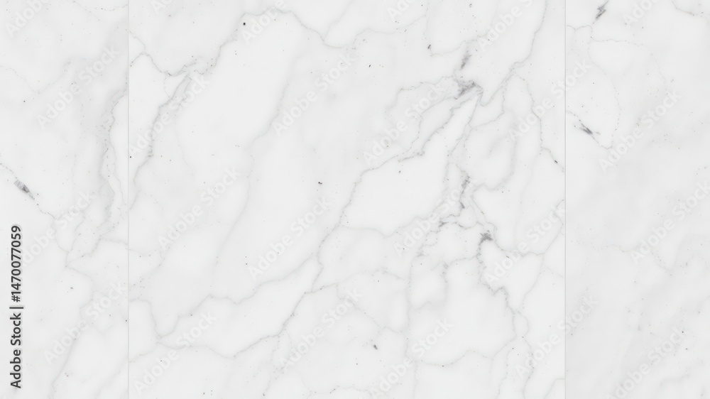 Poster high-resolution image of a white marble surface with subtle gray veining, ideal for design projects 