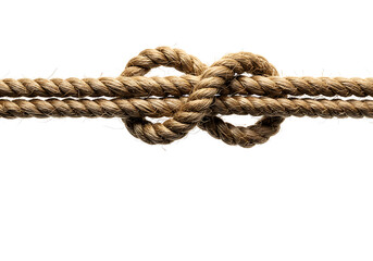 Rope with knot