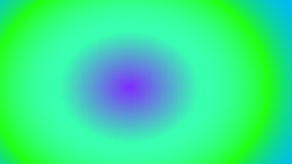 Abstract concentric circles of vibrant, blurry greens, blues, and purples