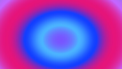 Concentric circles of vibrant pink, blue, and purple hues, creating a radiant, blurred effect