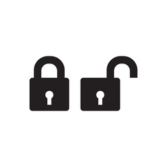 lock and unlock icon