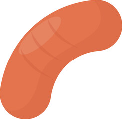 Processed Meat Cuts Graphic Illustration