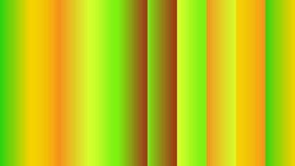 Vertical gradient stripes in yellow, orange, green, and brown