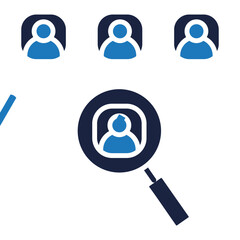 recruiting icon blue