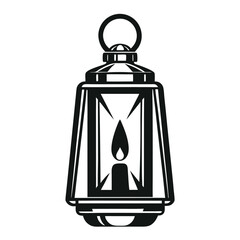 Obraz premium Vintage Lantern Vector Design for Logo design.
