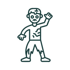 cartoon zombie character