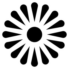 Chrysanthemum Filled Icon