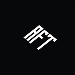 AFT logo AFT icon AFT monogram AFT minimalist Unique modern flat abstract logo design.