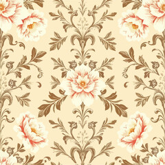 seamless pattern with flowers