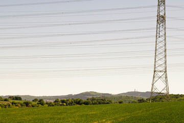  Field with Transmission Tower