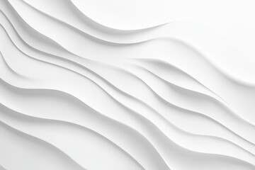 Obraz premium Abstract white wavy lines