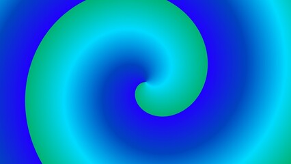 A mesmerizing swirling vortex of teal and blue hues