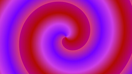 Hypnotic spiral of vibrant red and blue hues (1)