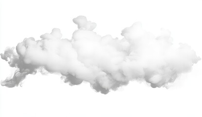 Naklejka premium Abstract cloud-like smoke formation