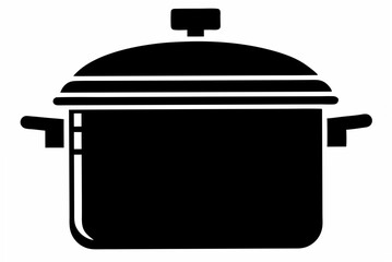 pressure cooker  silhouette vector