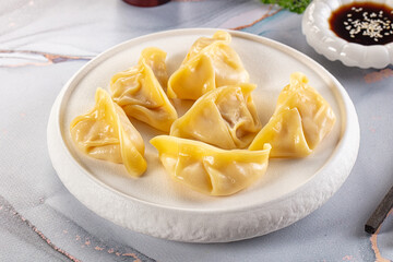 Japanese cuisine stuffed dumplings Gyoza