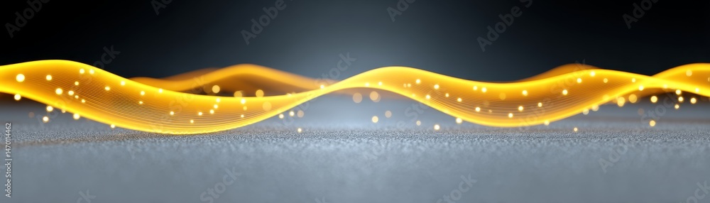 Aufkleber dynamic digital world view abstract visuals technology modern environment futuristic concept