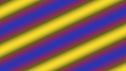 Diagonal gradient stripes in yellow, blue, and purple
