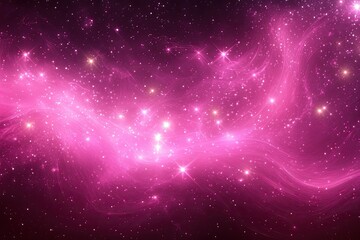 Pink nebulae galaxy