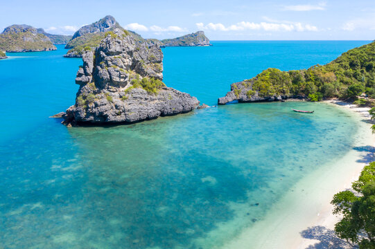 Mu Ko Ang Thong is a marine national park in the Gulf of Thailand in Surat Thani Province : THAILAND