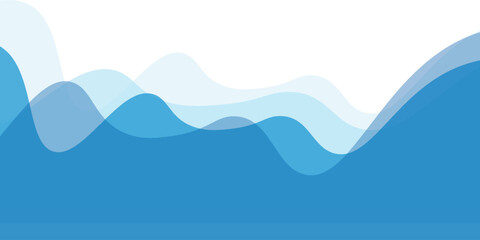 Sea waves layered vector background illustration and sea beach background abstract vector eps10