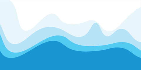 Sea waves layered vector background illustration and sea beach background abstract vector eps10