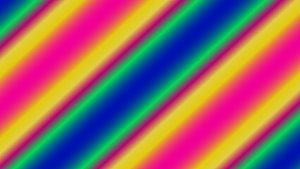 Obraz premium Diagonal gradient stripes in vibrant hues (40)