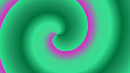 Hypnotic teal and magenta spiral gradient