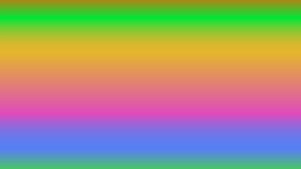 Horizontal gradient showcasing vibrant hues of green, yellow, orange, pink, and blue