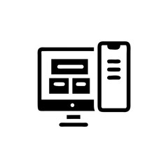 Digital Library Concept with Computer and Smartphone Interface  