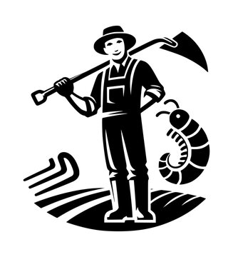 recommend clip art: farmer  gardener silhouette vector 