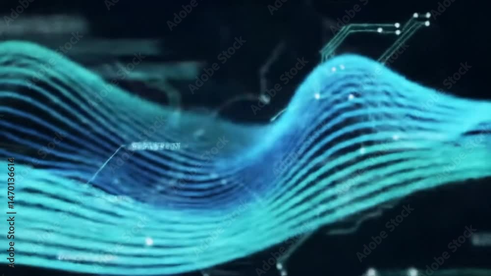 Poster Abstract Data Flow Visualization with Glowing Lines and Network Connections