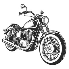 motor cycle vector image on white background