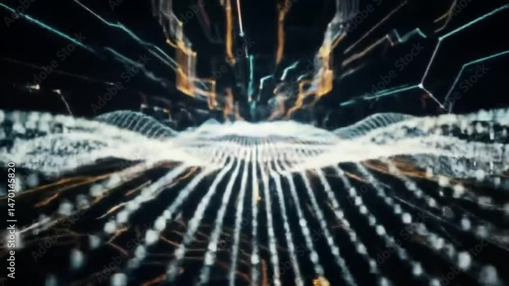 Poster Abstract Data Stream Visualization with Glowing Lines and Digital Terrain