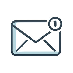 Email Envelope Icon &ndash; Message Notification and Communication Symbol Vector