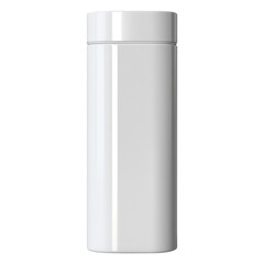 Sleek White Cylindrical Container Mockup Perfect for Product Packaging Design Presentation