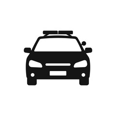 Police car vector icon